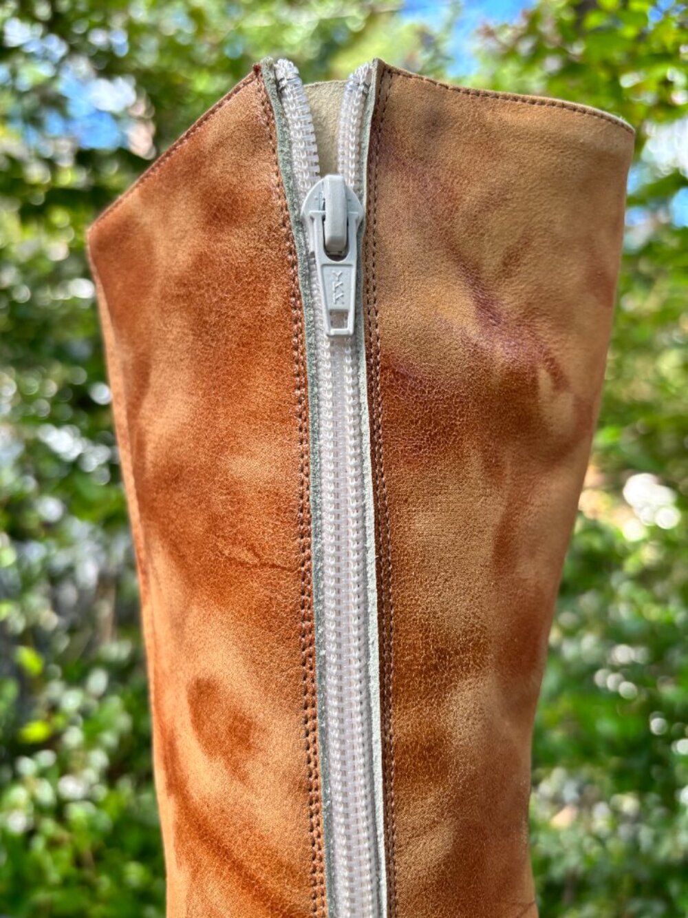 RARE Paloma Barcelo Tan Mid-Calf Leather Boots. NEVER WORN Size 7 - Picture 10 of 11